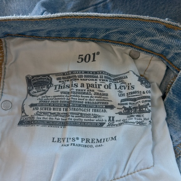 Levi 501 Jeans unisex sz 30 - Picture 7 of 9